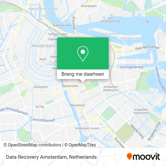 Data Recovery Amsterdam kaart