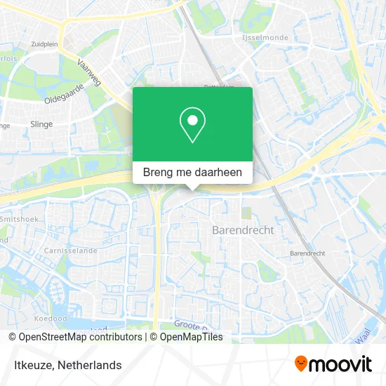 Itkeuze kaart