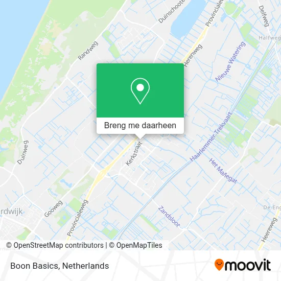 Boon Basics kaart