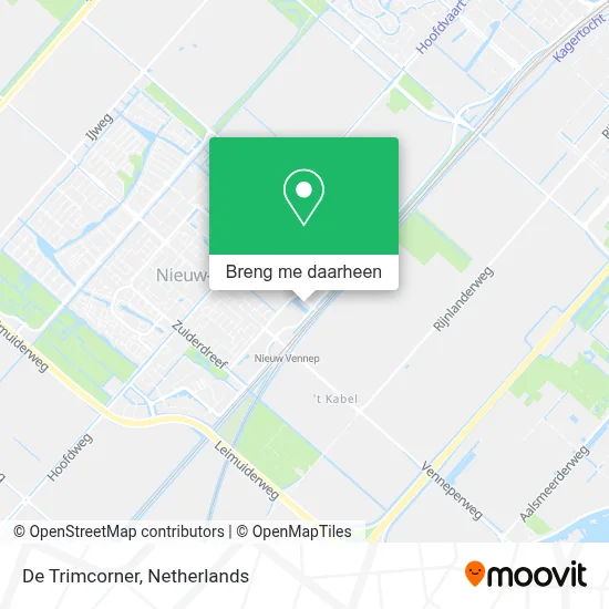 De Trimcorner kaart