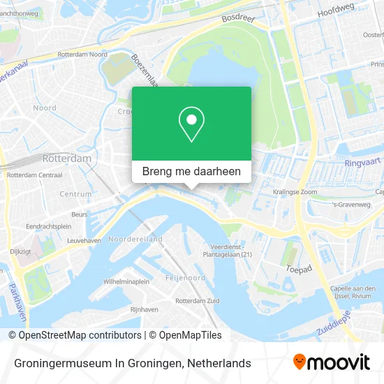 Groningermuseum In Groningen kaart