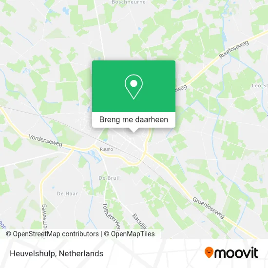 Heuvelshulp kaart