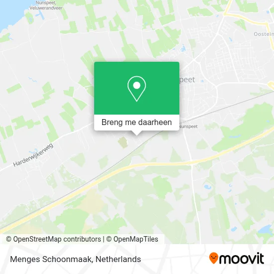 Menges Schoonmaak kaart