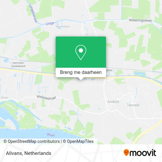 Allvans kaart
