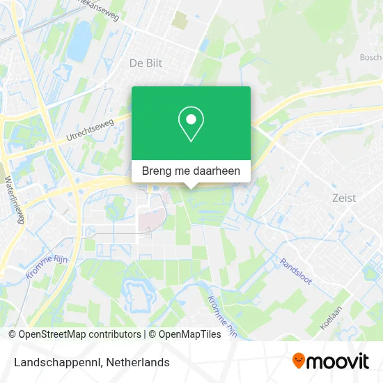 Landschappennl kaart