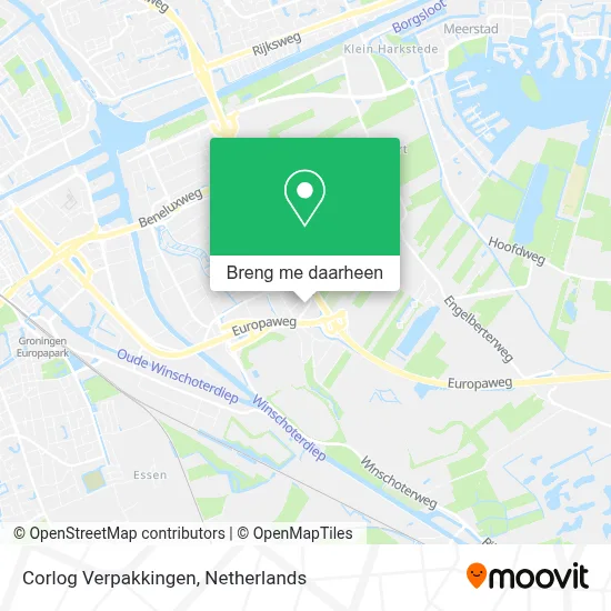 Corlog Verpakkingen kaart
