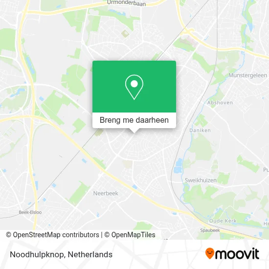Noodhulpknop kaart