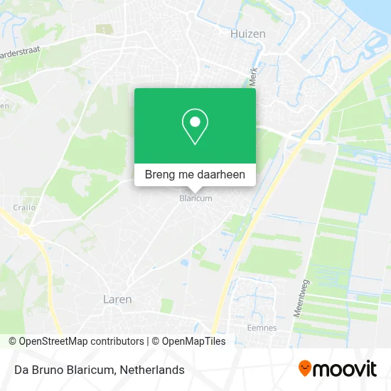 Da Bruno Blaricum kaart