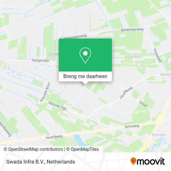 Swada Infra B.V. kaart