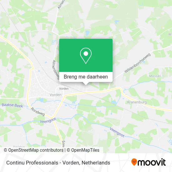 Continu Professionals - Vorden kaart