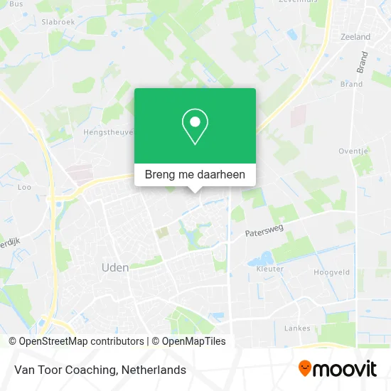 Van Toor Coaching kaart