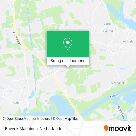 Baveck Machines kaart