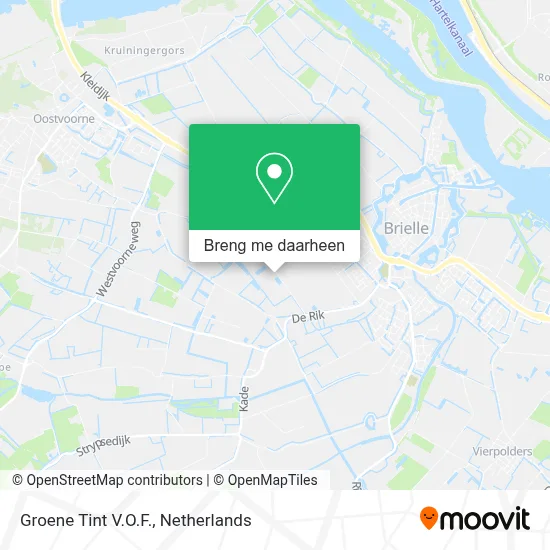 Groene Tint V.O.F. kaart