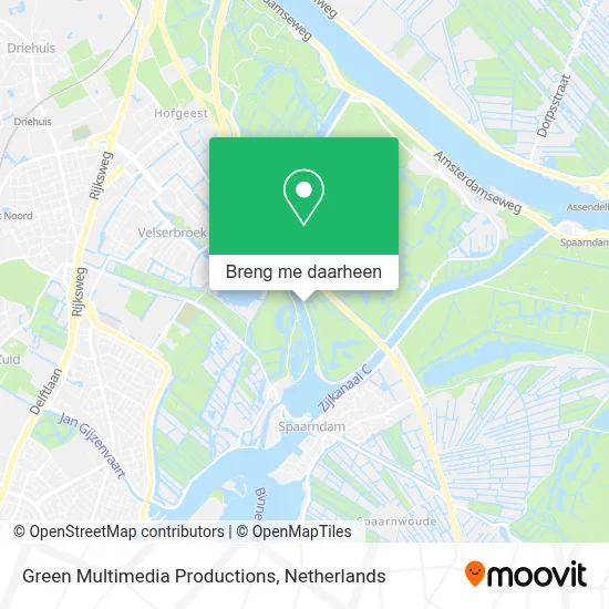 Green Multimedia Productions kaart