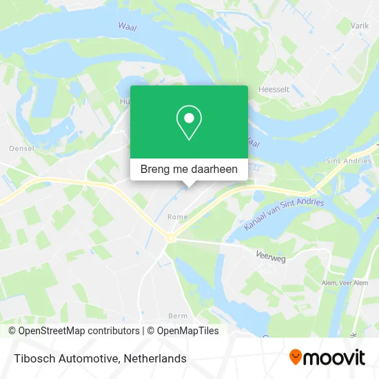 Tibosch Automotive kaart