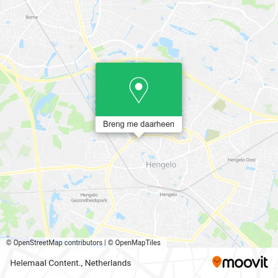 Helemaal Content. kaart