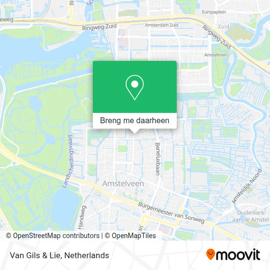 Van Gils & Lie kaart