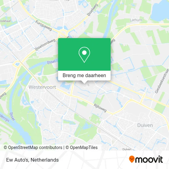Ew Auto's kaart
