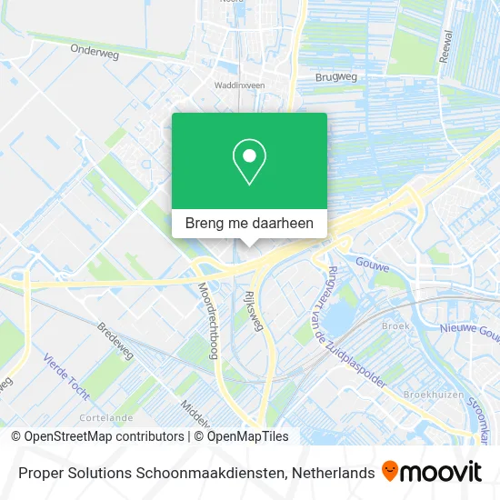 Proper Solutions Schoonmaakdiensten kaart
