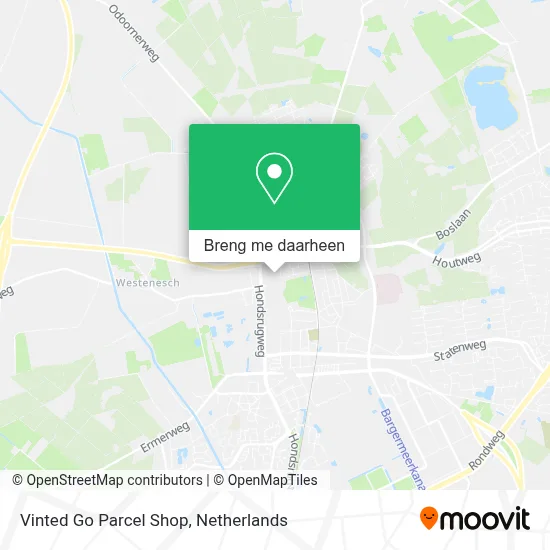 Vinted Go Parcel Shop kaart