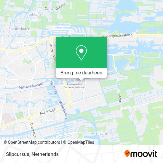 Slipcursus kaart