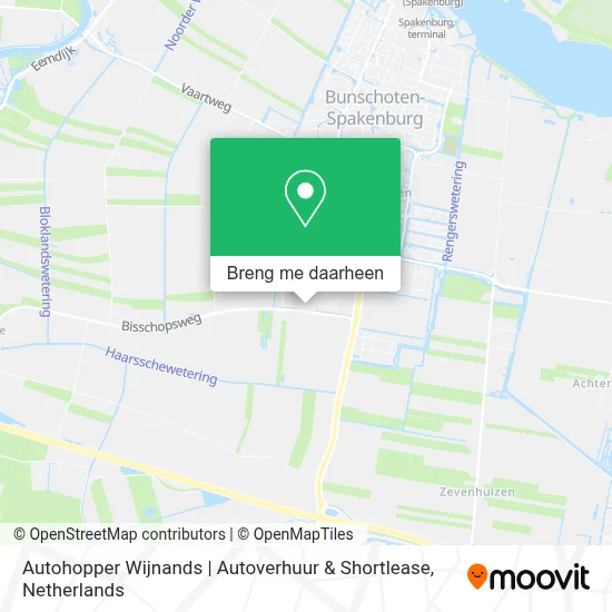 Autohopper Wijnands | Autoverhuur & Shortlease kaart