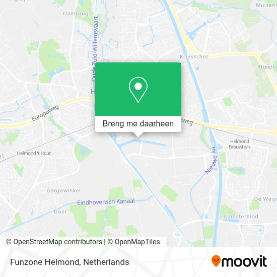 Funzone Helmond kaart