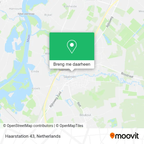Haarstation 43 kaart