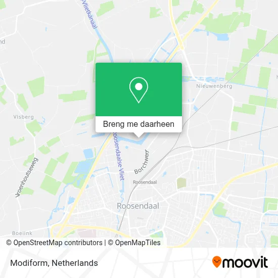 Modiform kaart