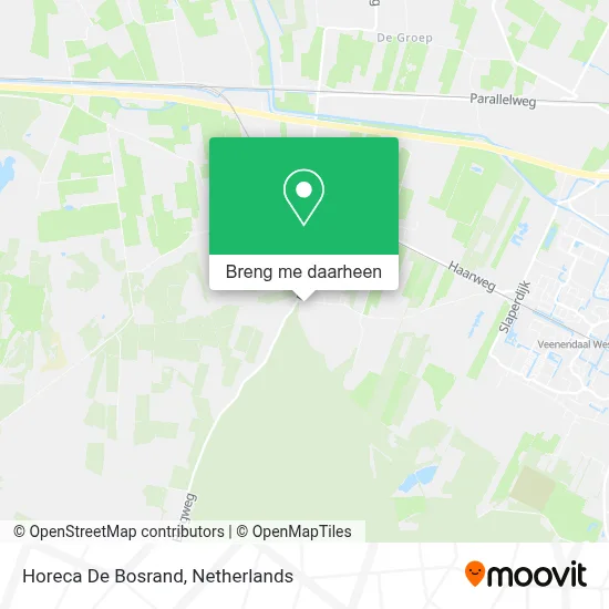 Horeca De Bosrand kaart