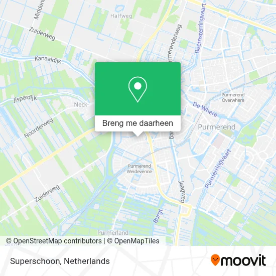 Superschoon kaart
