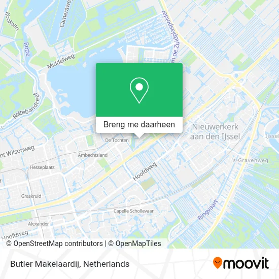 Butler Makelaardij kaart