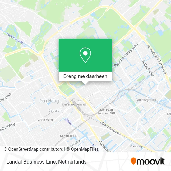 Landal Business Line kaart