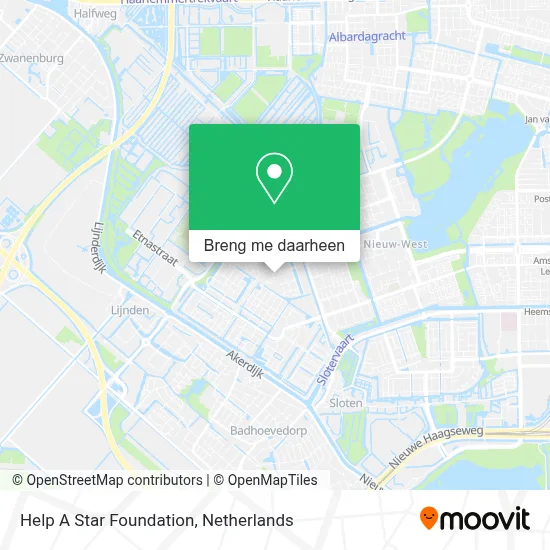 Help A Star Foundation kaart