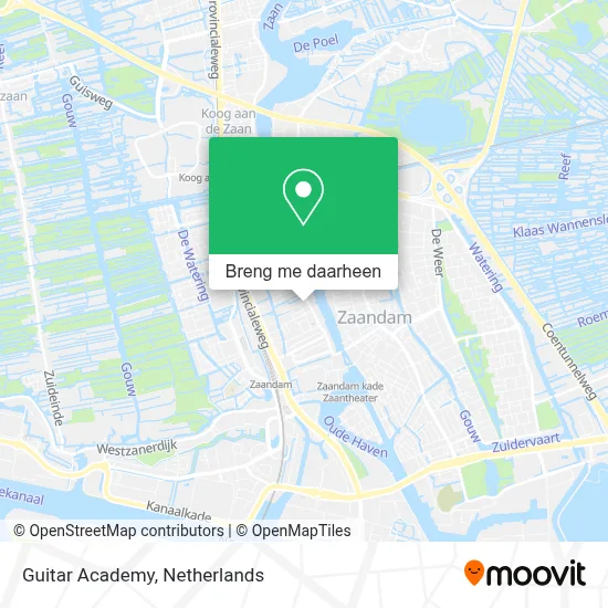 Guitar Academy kaart