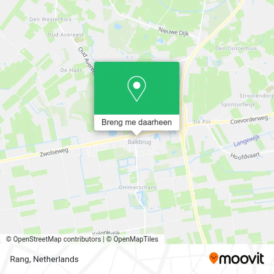 Rang kaart