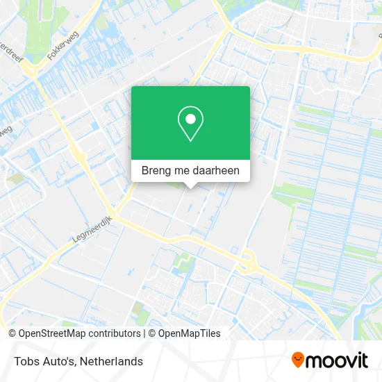 Tobs Auto's kaart