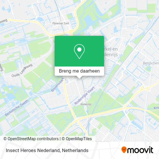 Insect Heroes Nederland kaart