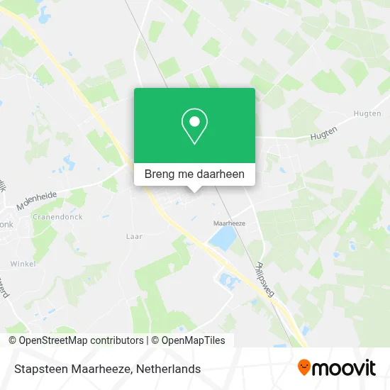 Stapsteen Maarheeze kaart