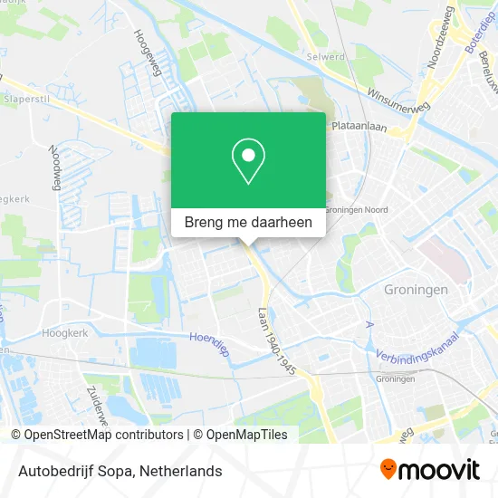 Autobedrijf Sopa kaart