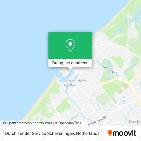 Dutch Tender Service Scheveningen kaart
