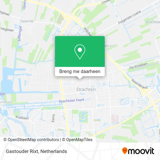 Gastouder Rixt kaart
