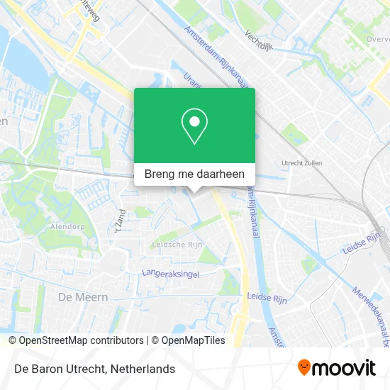 De Baron Utrecht kaart