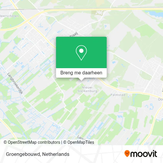 Groengebouwd kaart