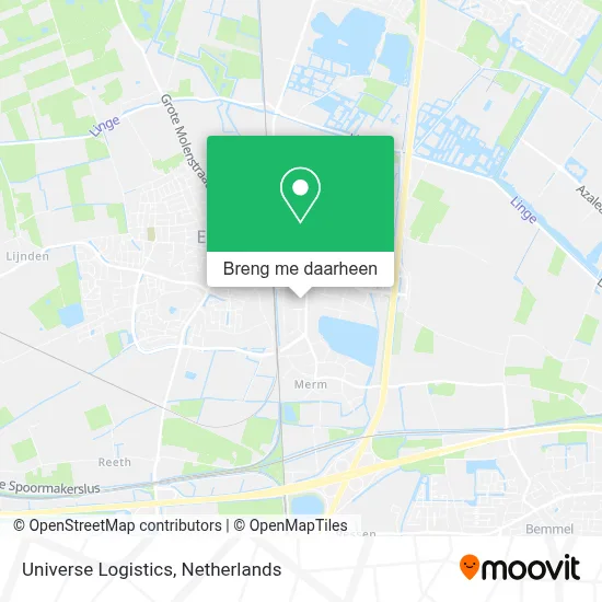 Universe Logistics kaart