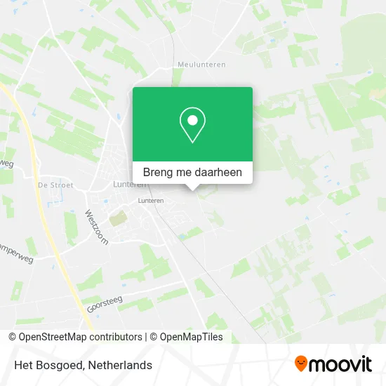 Het Bosgoed kaart