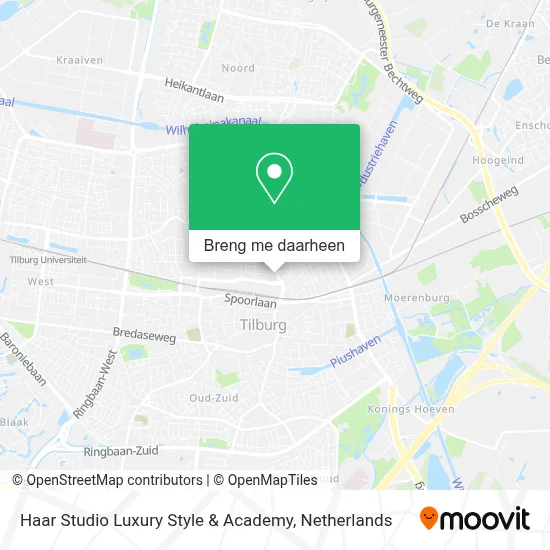 Haar Studio Luxury Style & Academy kaart