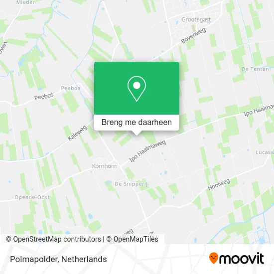 Polmapolder kaart