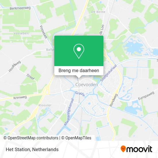 Het Station kaart