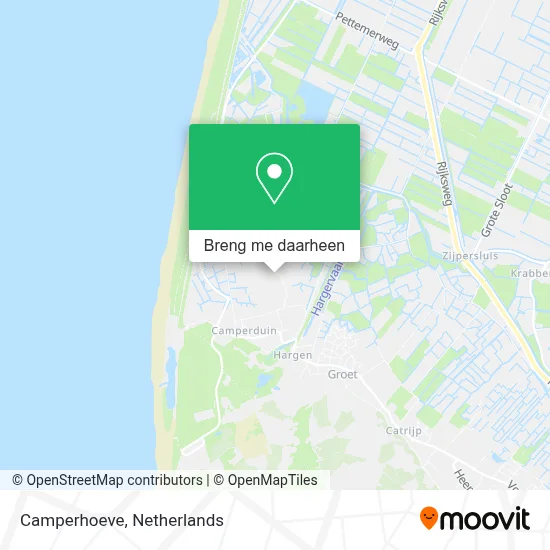 Camperhoeve kaart